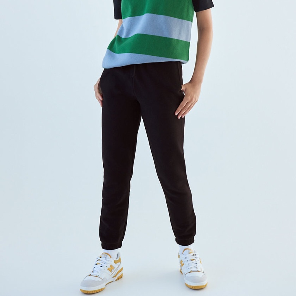 Cozy Fleece Perfect Sweatpant size medium black regular length